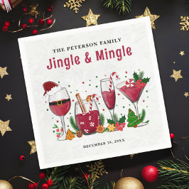 Jingle och Mingle jul Party Pappersservett