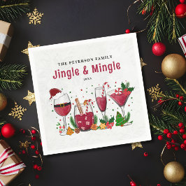 Jingle och Mingle jul Party Pappersservett