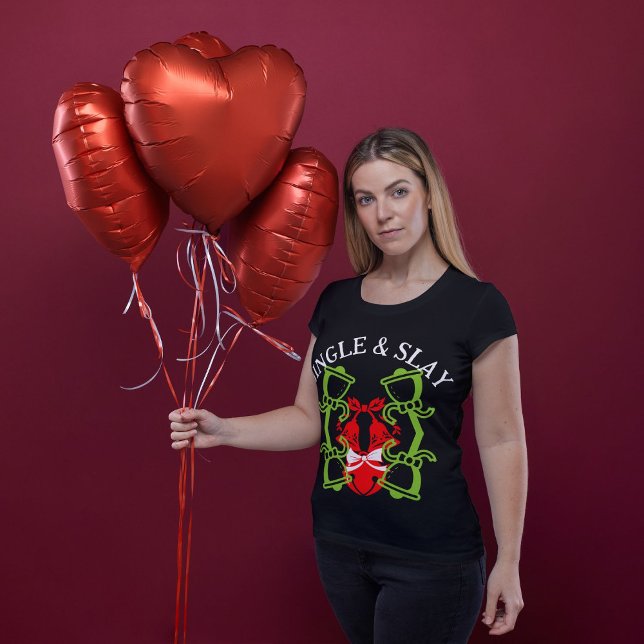 Jingle och Slay jul T Shirt (Skapare uppladdad)