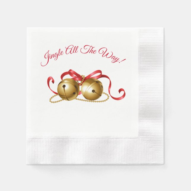 Jingle Pappra Napkins Pappersservett (Framsidan)