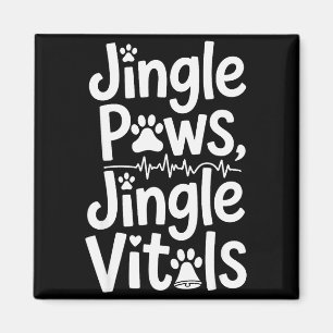 Jingle Paws Jingle Vitals Rolig Djurvårdare Sjuksk Magnet