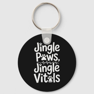 Jingle Paws Jingle Vitals Rolig Djurvårdare Sjuksk Nyckelring