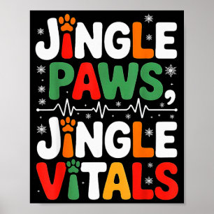 Jingle Paws Jingle Vitals Rolig Djurvårdare Sjuksk Poster