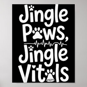 Jingle Paws Jingle Vitals Rolig Djurvårdare Sjuksk Poster