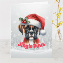 Jingle Paws och Boxer Dog Joy Holiday
