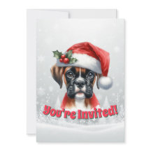 Jingle Paws och Boxer Dog Joy Holiday Party