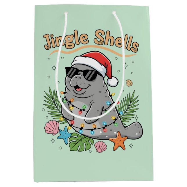 Jingle Shells Tropical Santa Manatee Christmas (Framsidan)