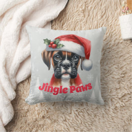 Jingle Tassar och Boxer Hund Joy Kudde