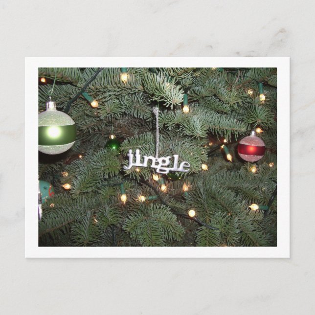 Jingle-vykort Helg Vykort (Framsida)