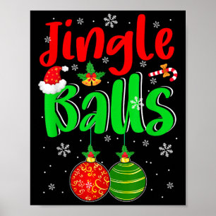 Jingle Xmas Roligt Skämt Kostym Män Vuxen Par Poster