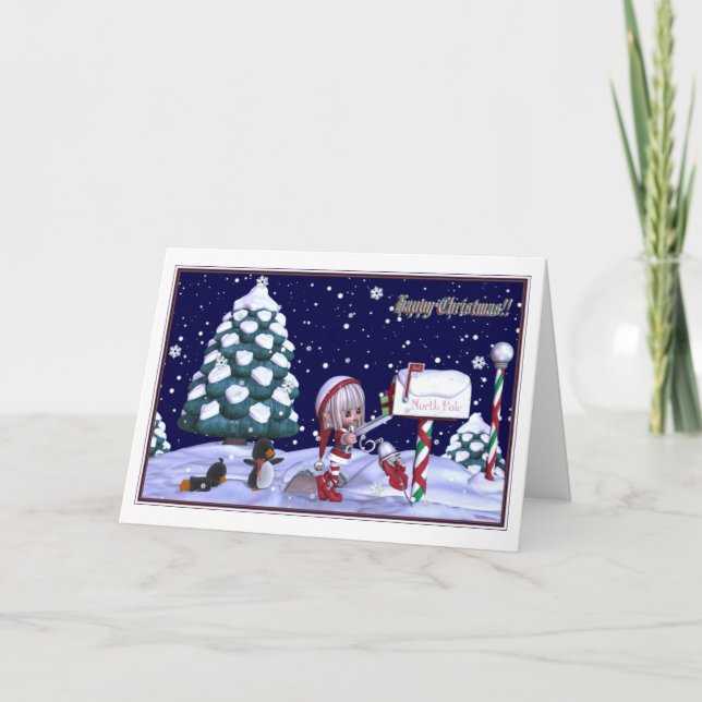 Jingles Julafton Card 1 Helgkort (Framsida)