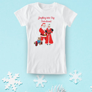 Jingling in to Big Sisterown - Little Brother Sant T Shirt