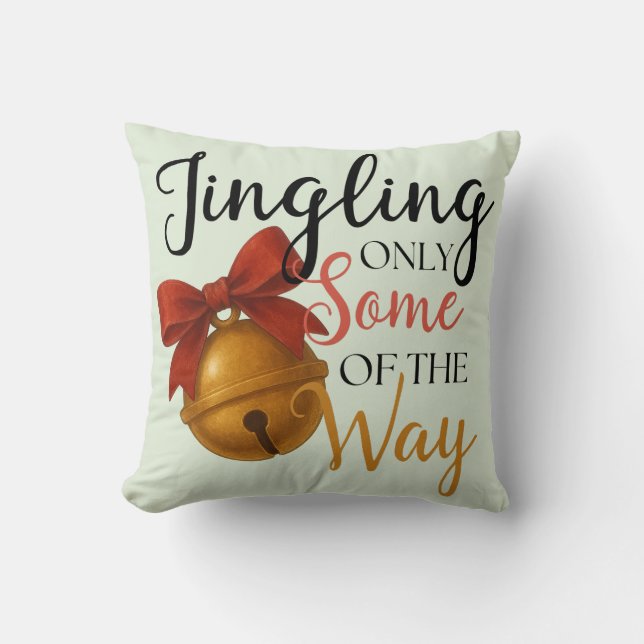 Jingling Only Some of the Way Kudde (Framsida)