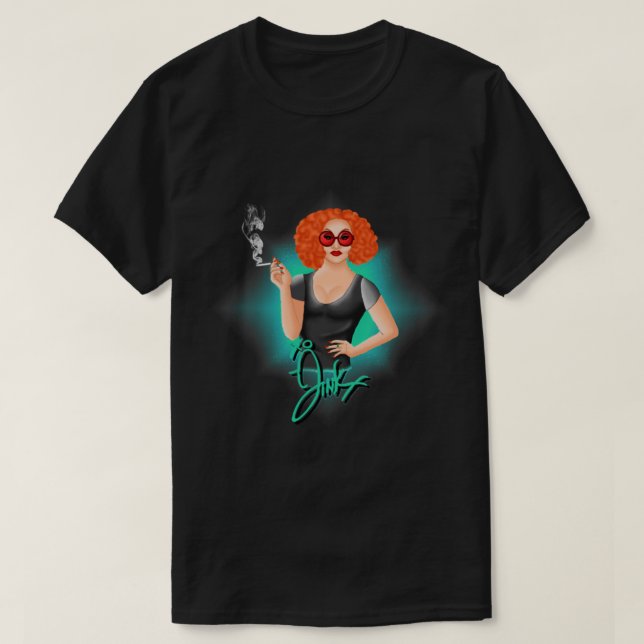 Jinkx MonSnart - rök T Shirt (Design framsida)