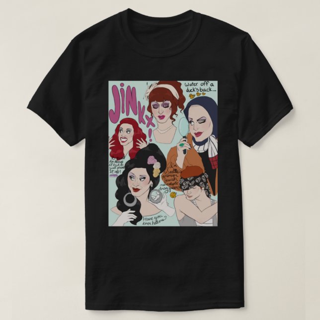 Jinkx monsoon art t shirt (Design framsida)