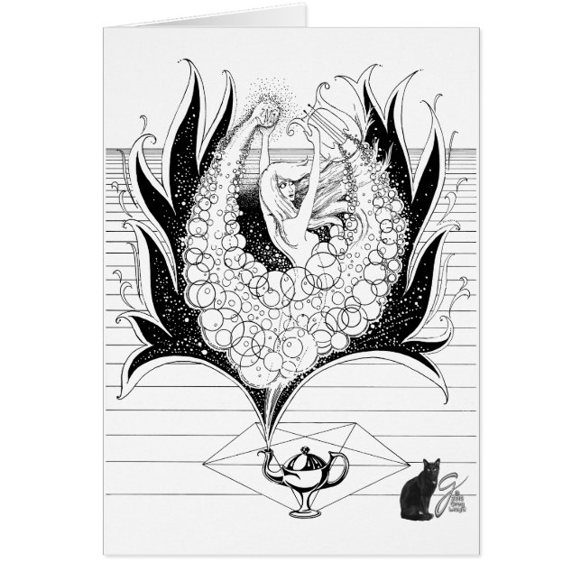 Jinn Hälsningskort (Framsidan)