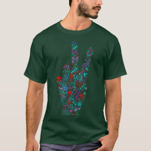 Jinx arcane graffitti peace t shirt