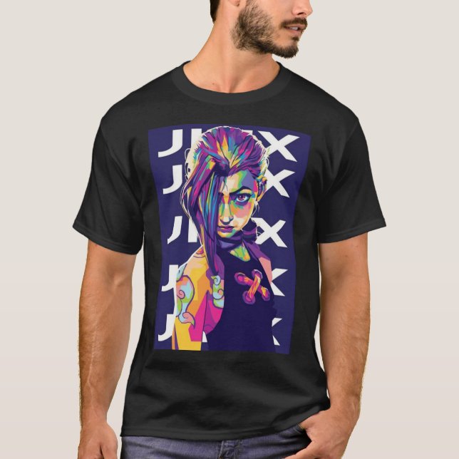 Jinx Arcane    T Shirt (Framsida)
