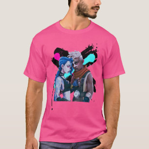 Jinx Ekko Arcane Movies Riot League of Legends T Shirt