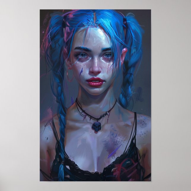 Jinx från Arcane Poster (Framsidan)