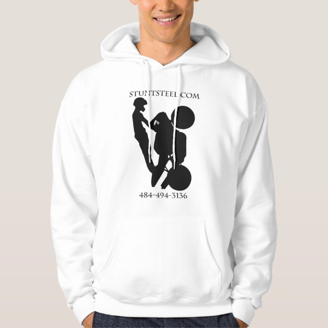 JIPPOCYKLAR FÖR STUNTSTEEL HOODY MUNKJACKA (Framsida)