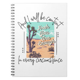 Jireh, det räcker, filippinier 4:11-13 anteckningsbok