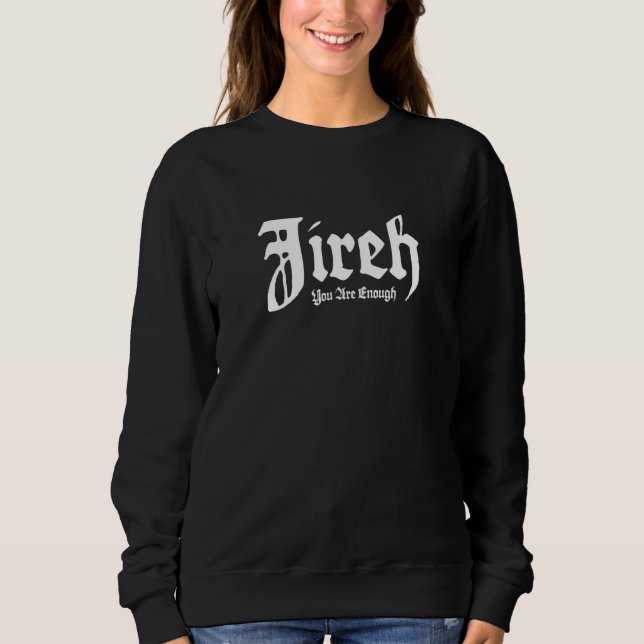 Jireh du är nog t shirt (Framsida)