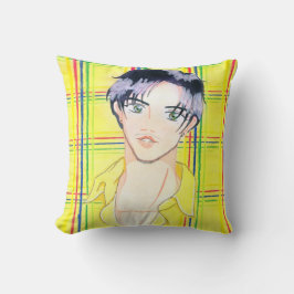 Jiremi i pläd kudder kudde