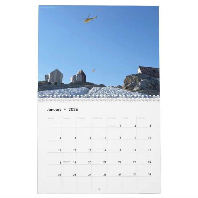 JIRP 2026 Helicopter Calendar Kalender (Jan 2026)