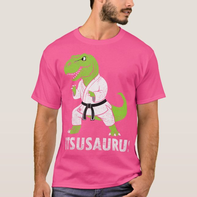 Jitsusaurus Funny Bjj Brazilian Jiu Jitsu Trex Kid T Shirt (Framsida)