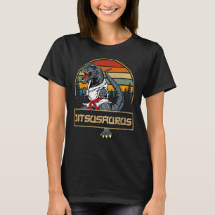 Jitsusaurus Funny Jiu Jitsu T-Rex BJJ MMA Martial T Shirt