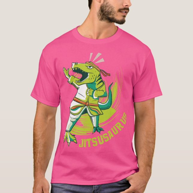 Jitsusaurus Jiu Jitsu T Shirt (Framsida)