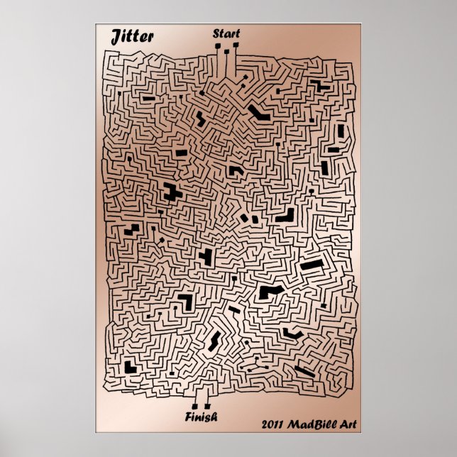 Jitter Maze Poster (Framsidan)