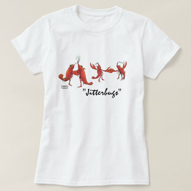 Jitterbugs T-tröja Tee Shirt (Design framsida)