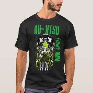 Jiu Jitsu Alien Astronaut Lugn Mma Kroka Muay T Shirt