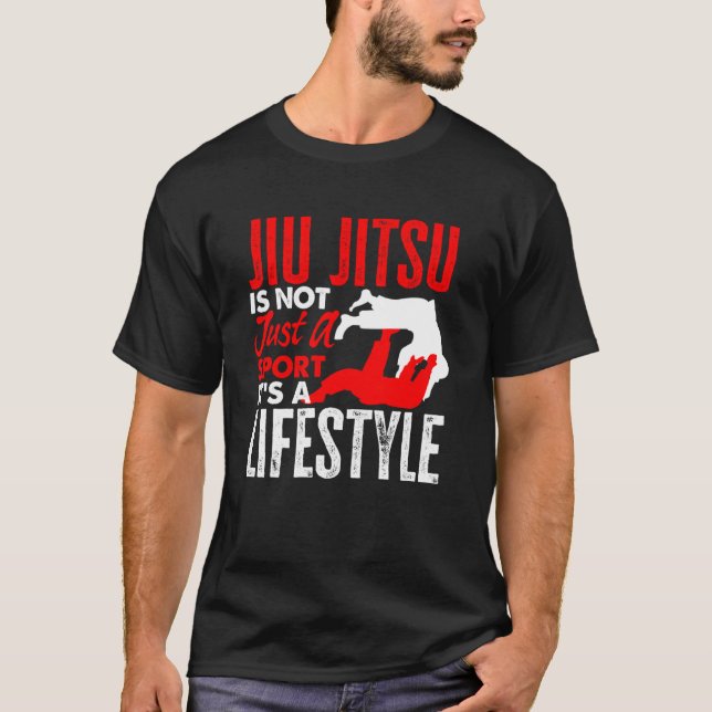 Jiu Jitsu är inte bara en sport utan en livsstil 2 T Shirt (Framsida)