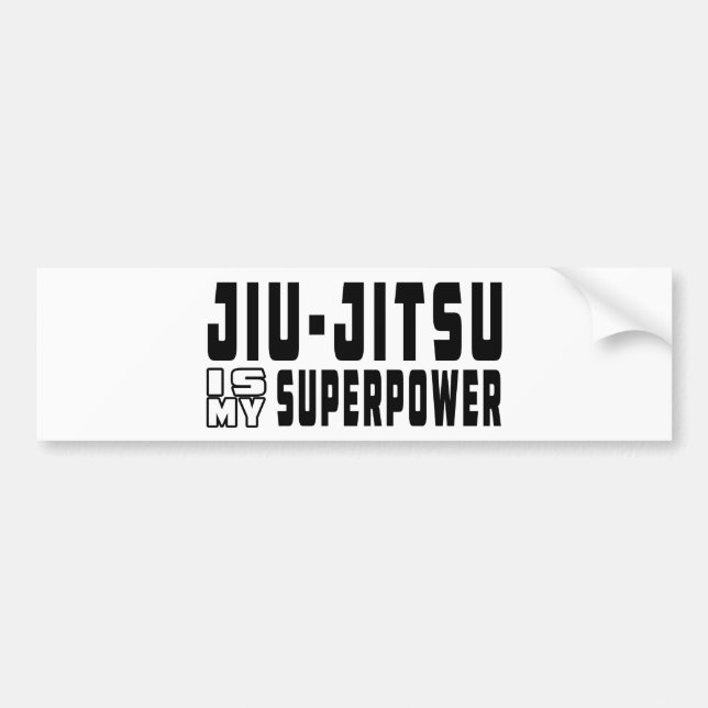 Jiu-Jitsu är min superpower Bildekal (Framsidan)