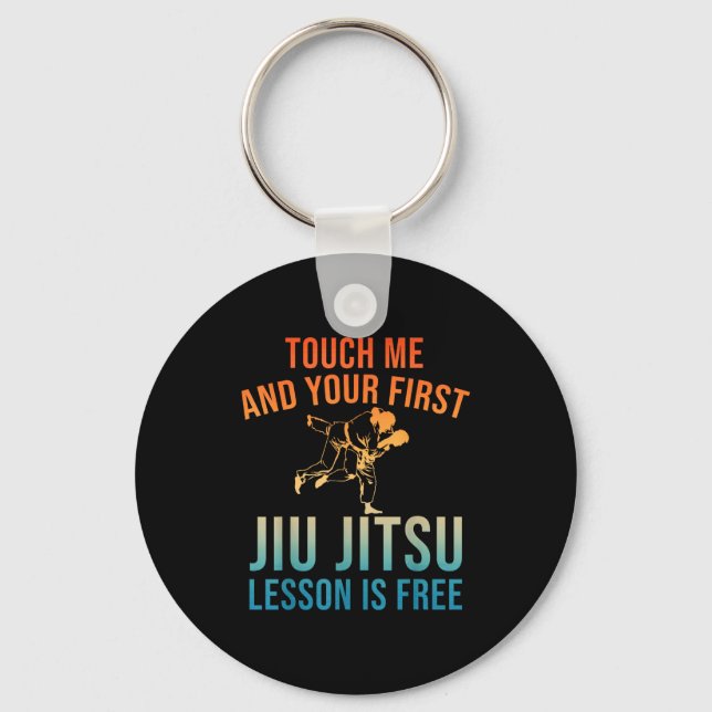 Jiu Jitsu Art For Men Women Brazilian Jujitsu Bjj  Nyckelring (Framsida)