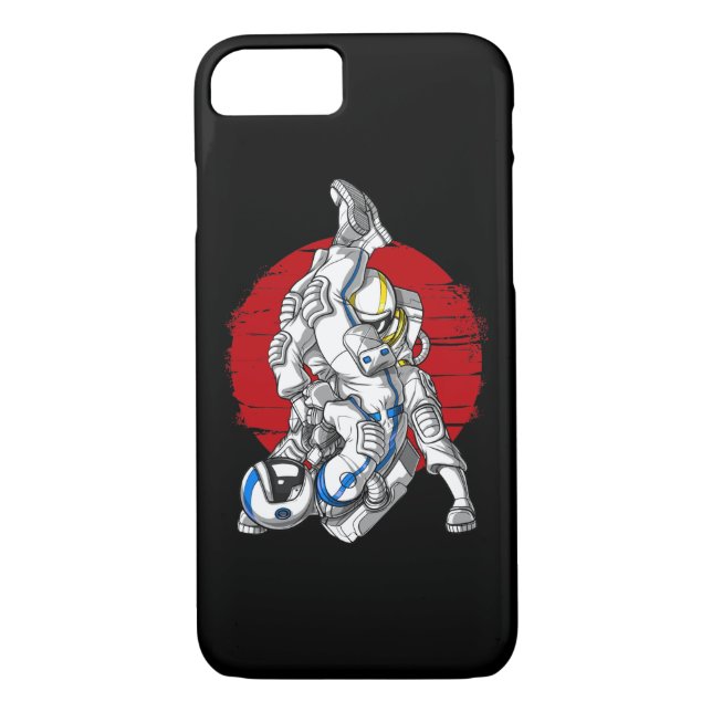 Jiu-Jitsu Astronauts Case-Mate iPhone Skal (Baksida)