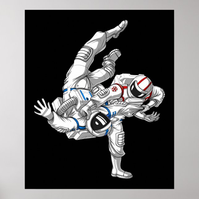 Jiu-Jitsu Astronauts Poster (Framsidan)