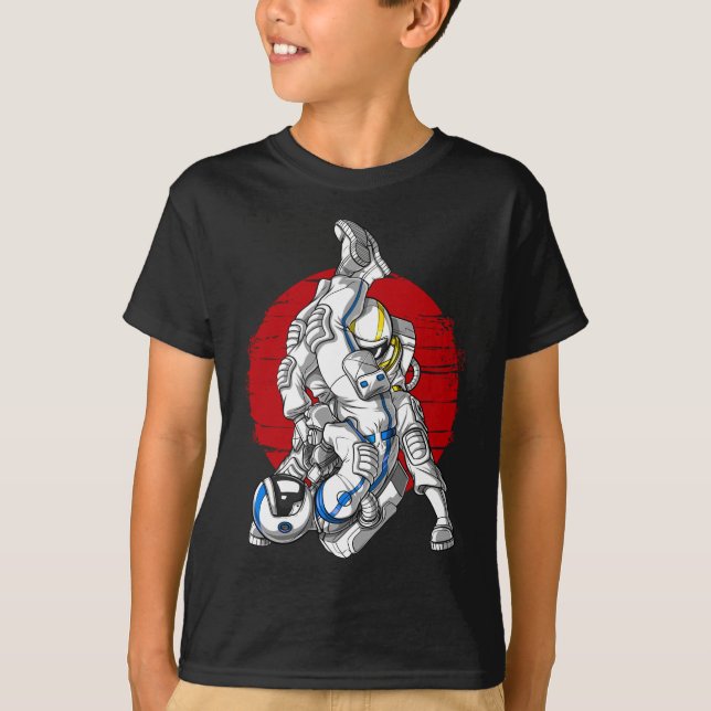 Jiu-Jitsu Astronauts T Shirt (Framsida)