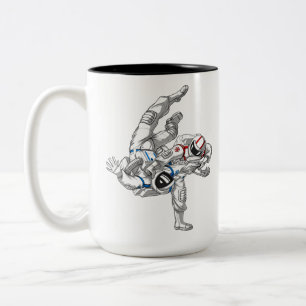 Jiu-Jitsu Astronauts Två-Tonad Mugg