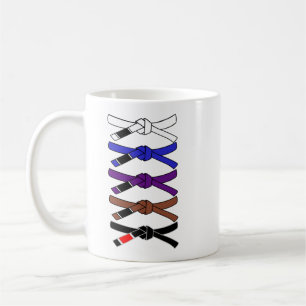 Jiu Jitsu Bälte Kaffemugg