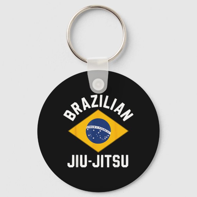 Jiu Jitsu BJJ Mixed Martial Arts MMA Combat Nyckelring (Framsida)