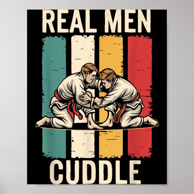 Jiu Jitsu BJJ Mixed Martial Arts MMA Combat Poster (Framsidan)