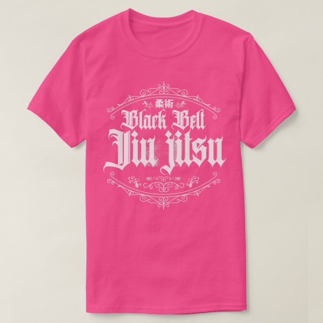 Jiu Jitsu Black Bälte Classic T Shirt (Design framsida)
