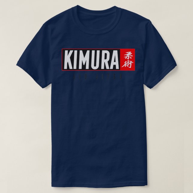Jiu Jitsu Black Bälte Kimura Mörk Gift Martial Art T Shirt (Design framsida)
