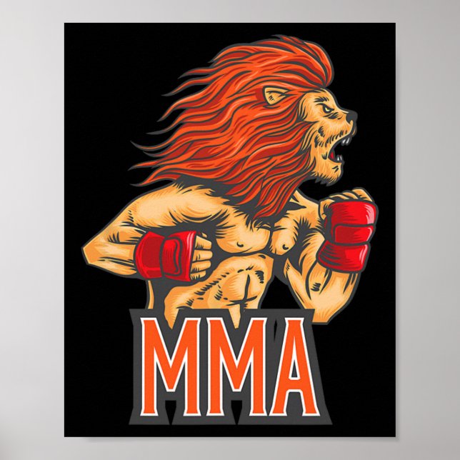 Jiu-jitsu, boxning, kickboxning och MMA S  Poster (Framsidan)