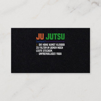 Jiu Jitsu Brasiliansk martialkonsutbildning Visitkort
