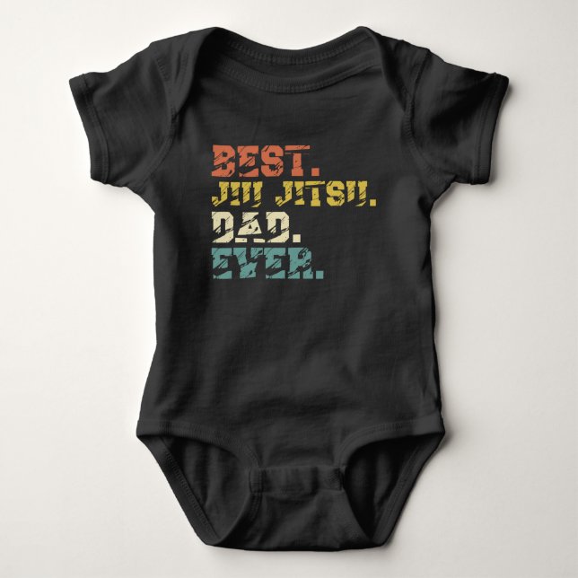 Jiu Jitsu Brazilian Pappa Bästa någonsin T Shirt (Framsida)